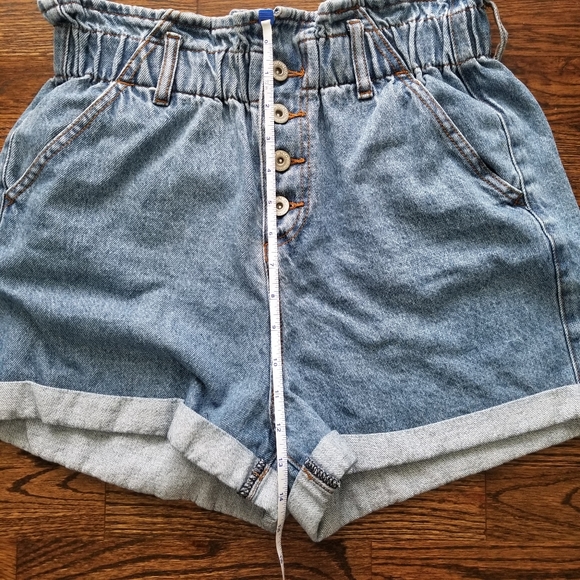 🚫SOLD🚫S.O.N.G▪︎Paperbag Denim Shorts - Picture 11 of 12